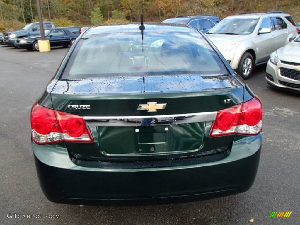 2014 Cruze LT - Rainforest Green Metallic / Jet Black photo #6