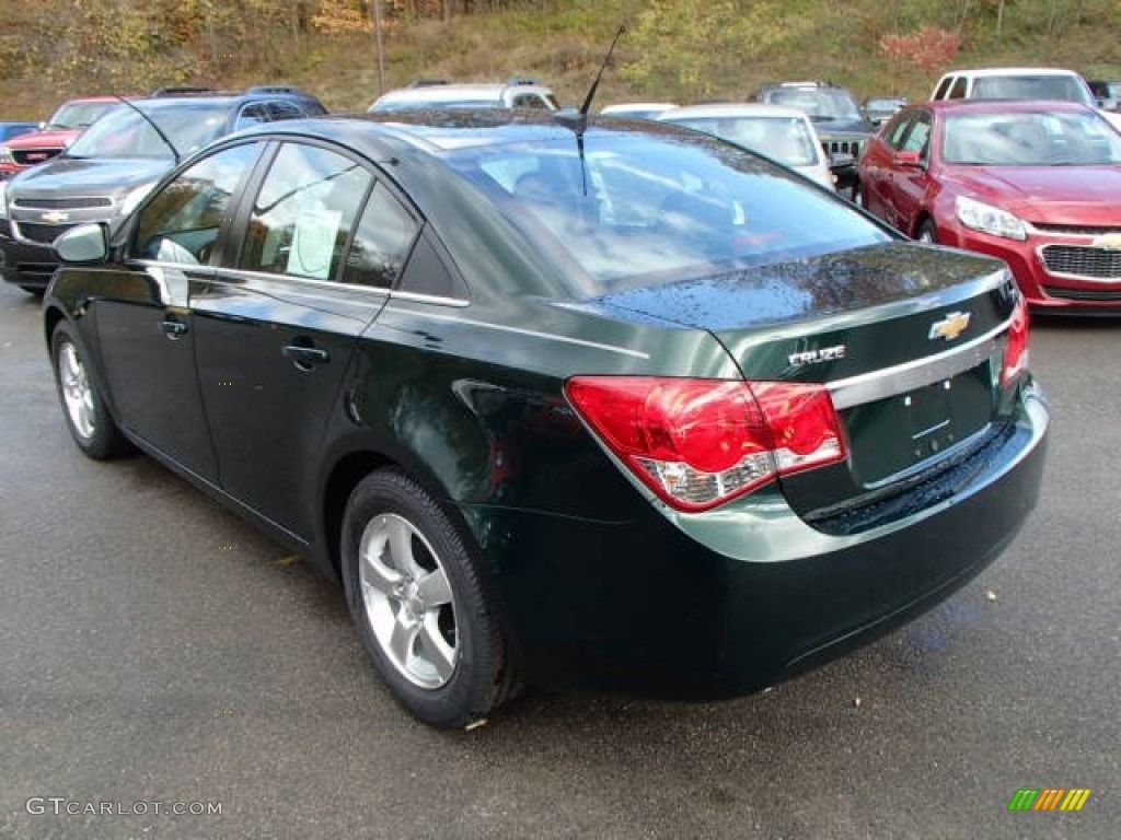 2014 Cruze LT - Rainforest Green Metallic / Jet Black photo #7