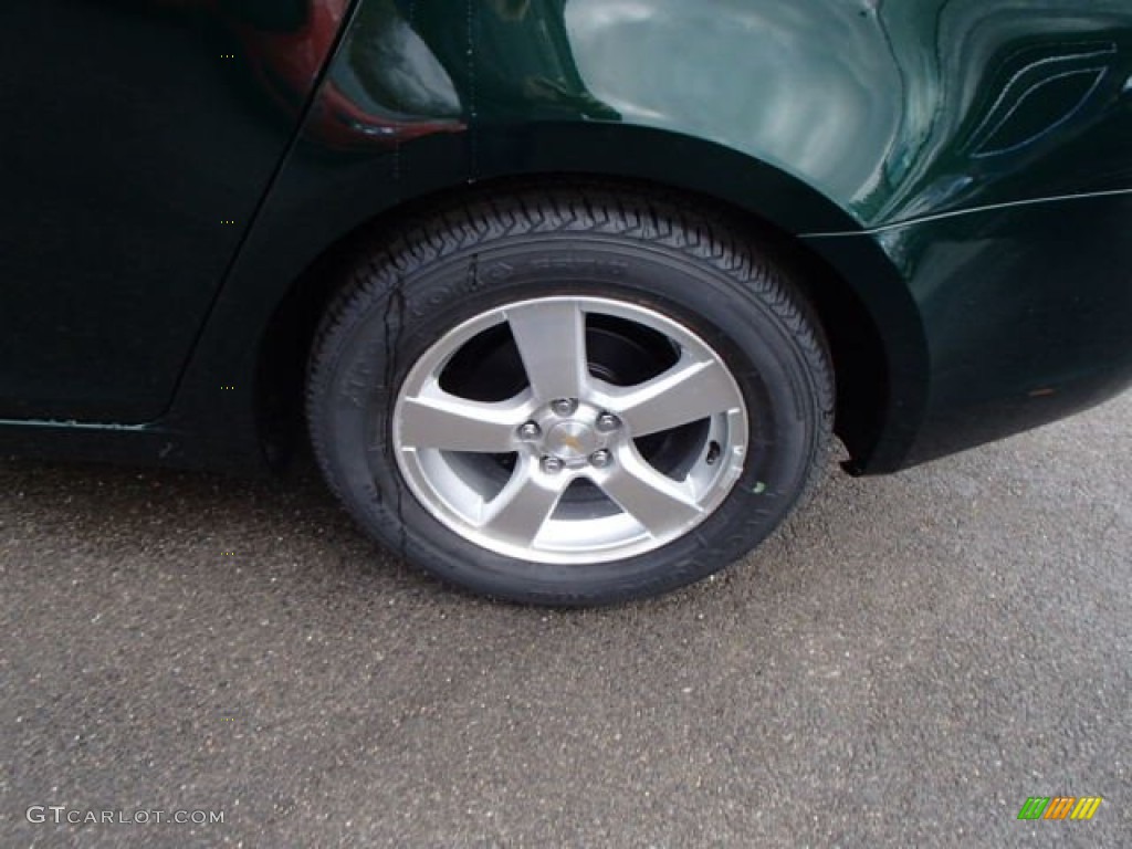 2014 Cruze LT - Rainforest Green Metallic / Jet Black photo #9