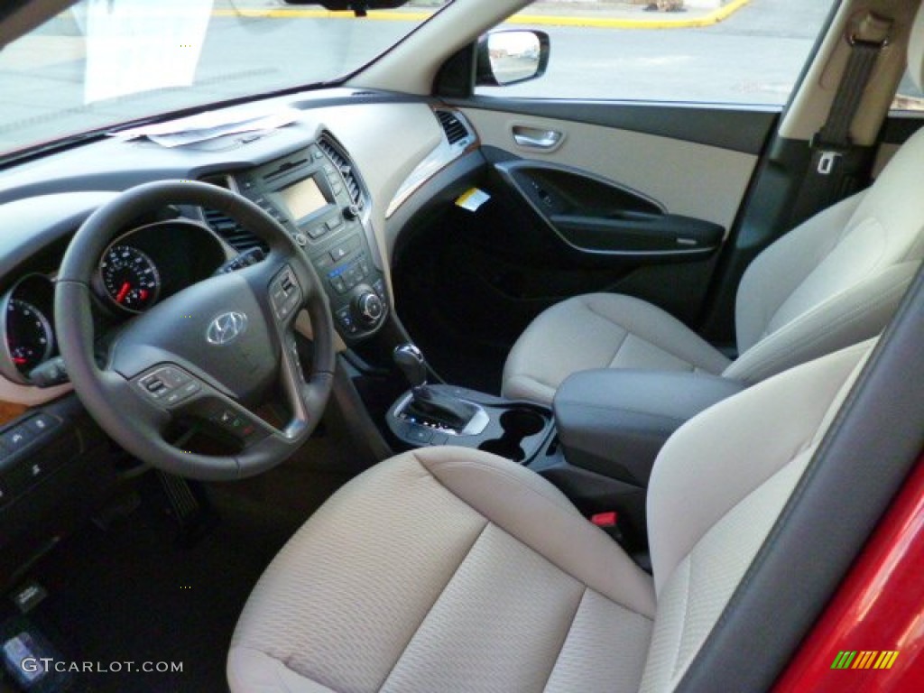 Beige Interior 2014 Hyundai Santa Fe Sport AWD Photo #87503119