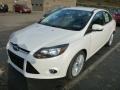 White Platinum - Focus Titanium Sedan Photo No. 5