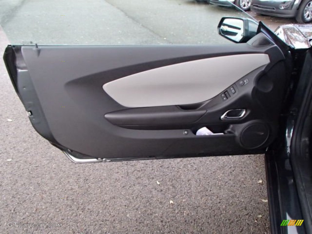 2014 Camaro LS Coupe - Ashen Gray Metallic / Black photo #13