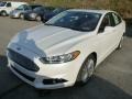 2014 White Platinum Ford Fusion Titanium AWD  photo #5