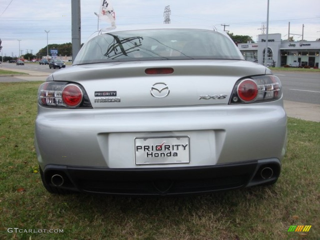 2004 RX-8 Grand Touring - Sunlight Silver Metallic / Black/Red photo #4