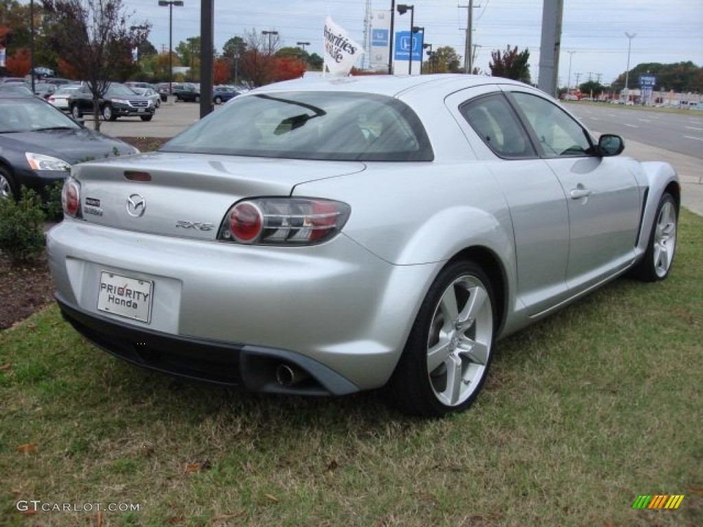 2004 RX-8 Grand Touring - Sunlight Silver Metallic / Black/Red photo #5