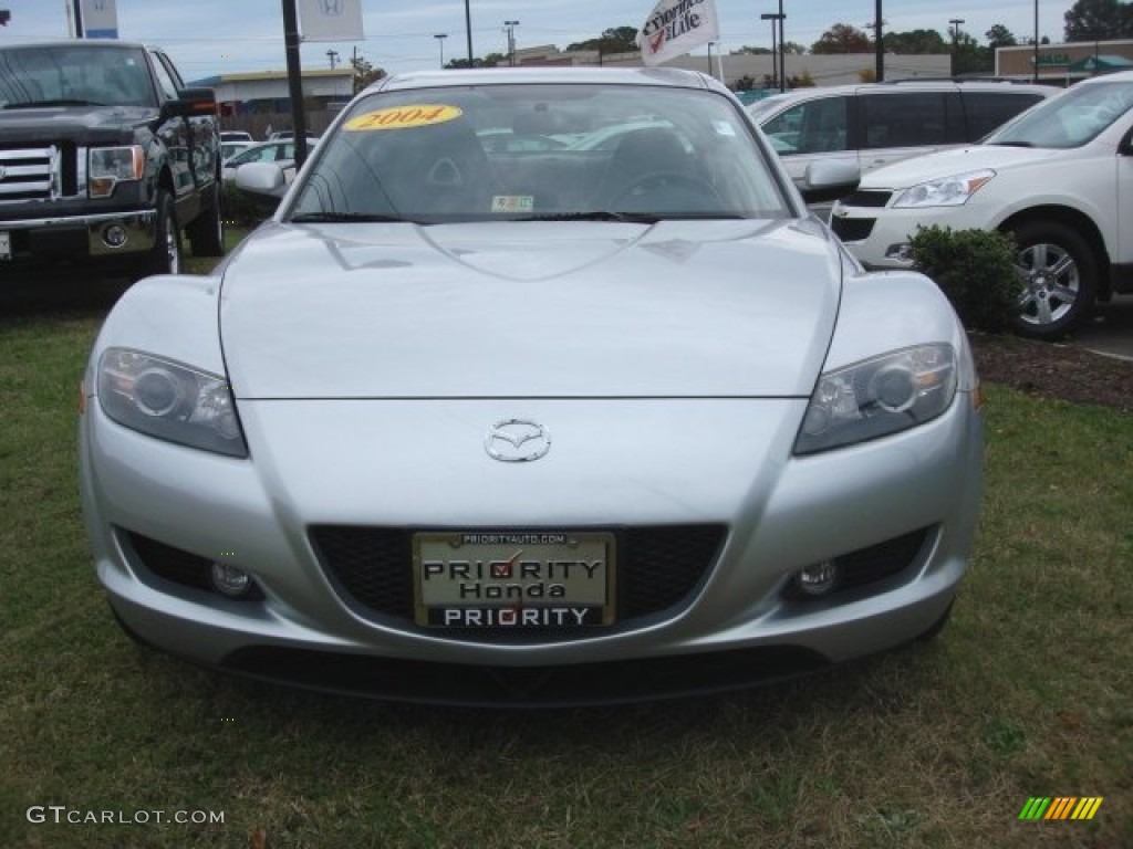 2004 RX-8 Grand Touring - Sunlight Silver Metallic / Black/Red photo #8