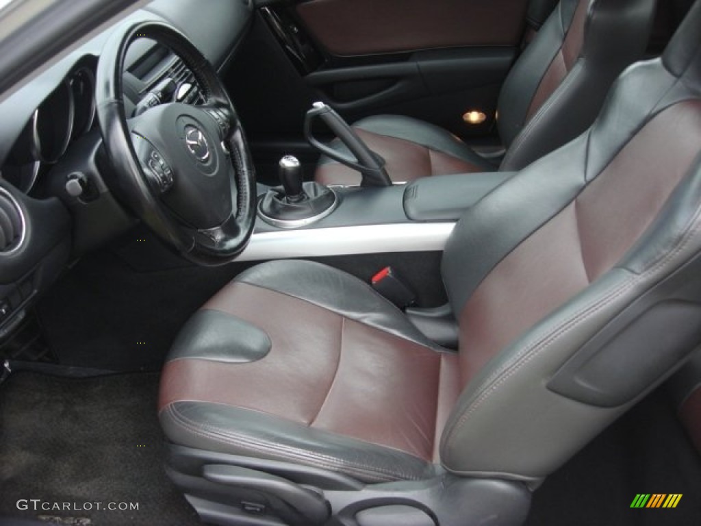 2004 RX-8 Grand Touring - Sunlight Silver Metallic / Black/Red photo #9