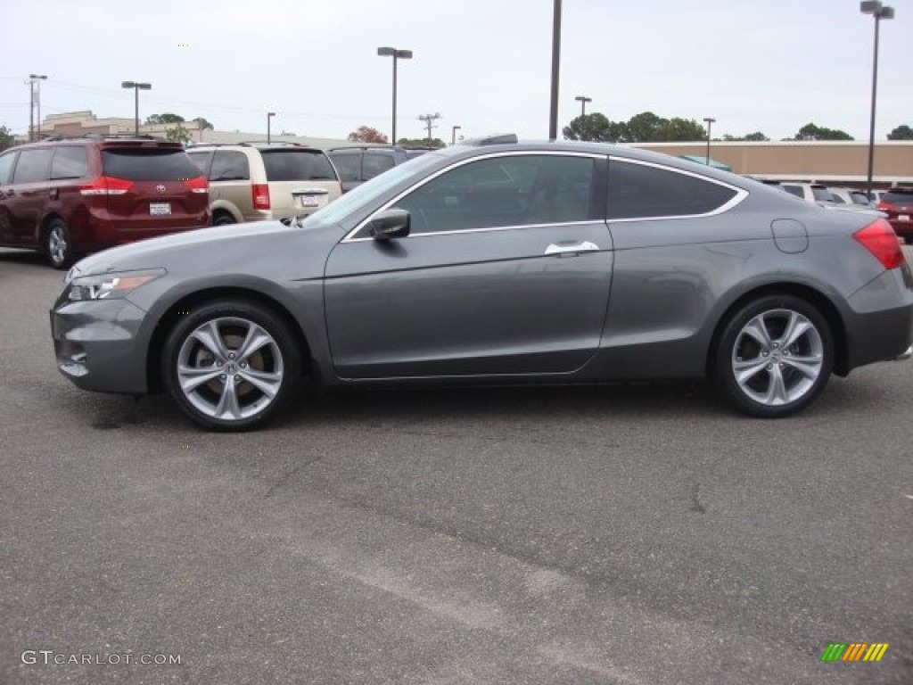 2011 Accord EX-L V6 Coupe - Polished Metal Metallic / Ivory photo #3