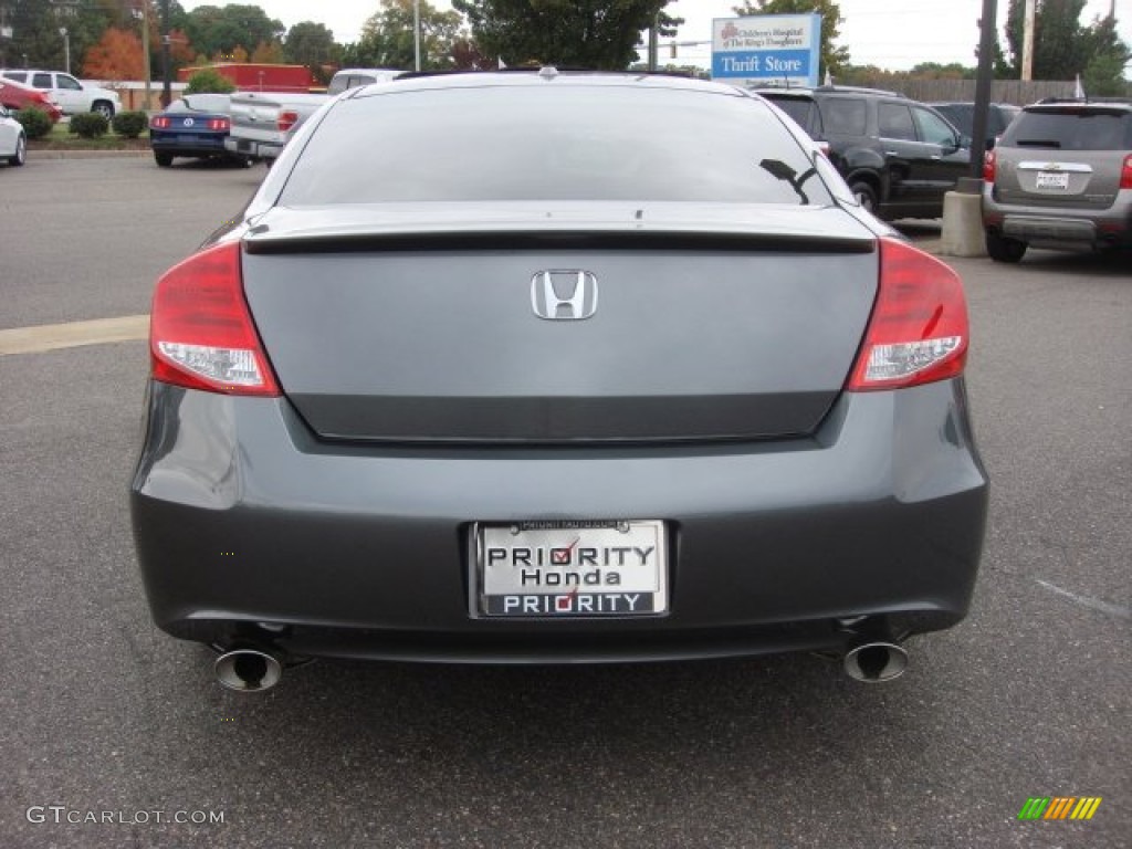 2011 Accord EX-L V6 Coupe - Polished Metal Metallic / Ivory photo #5