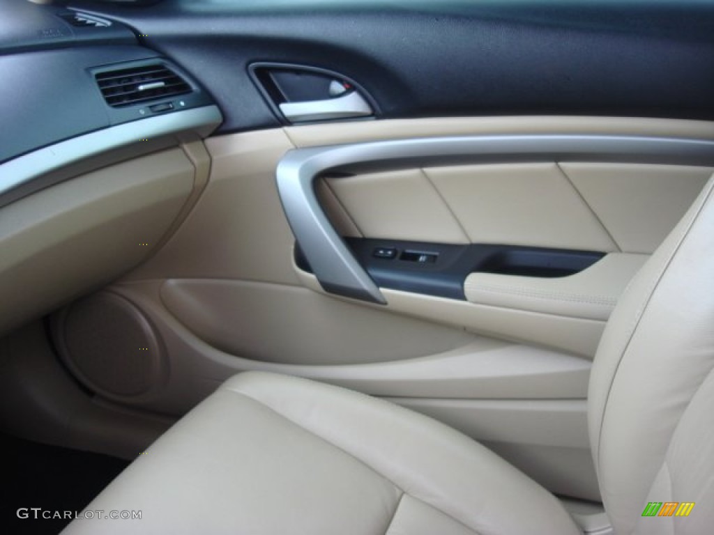 2011 Accord EX-L V6 Coupe - Polished Metal Metallic / Ivory photo #24