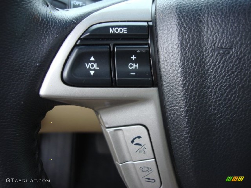 2011 Accord EX-L V6 Coupe - Polished Metal Metallic / Ivory photo #25