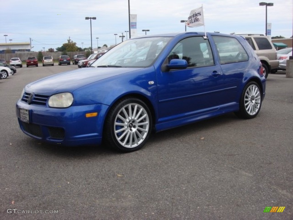 2004 R32  - Deep Blue Metallic / Black Leather photo #2
