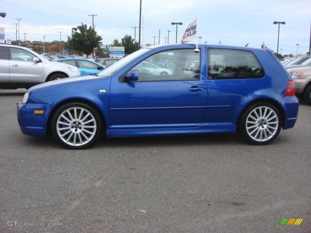 2004 R32  - Deep Blue Metallic / Black Leather photo #3