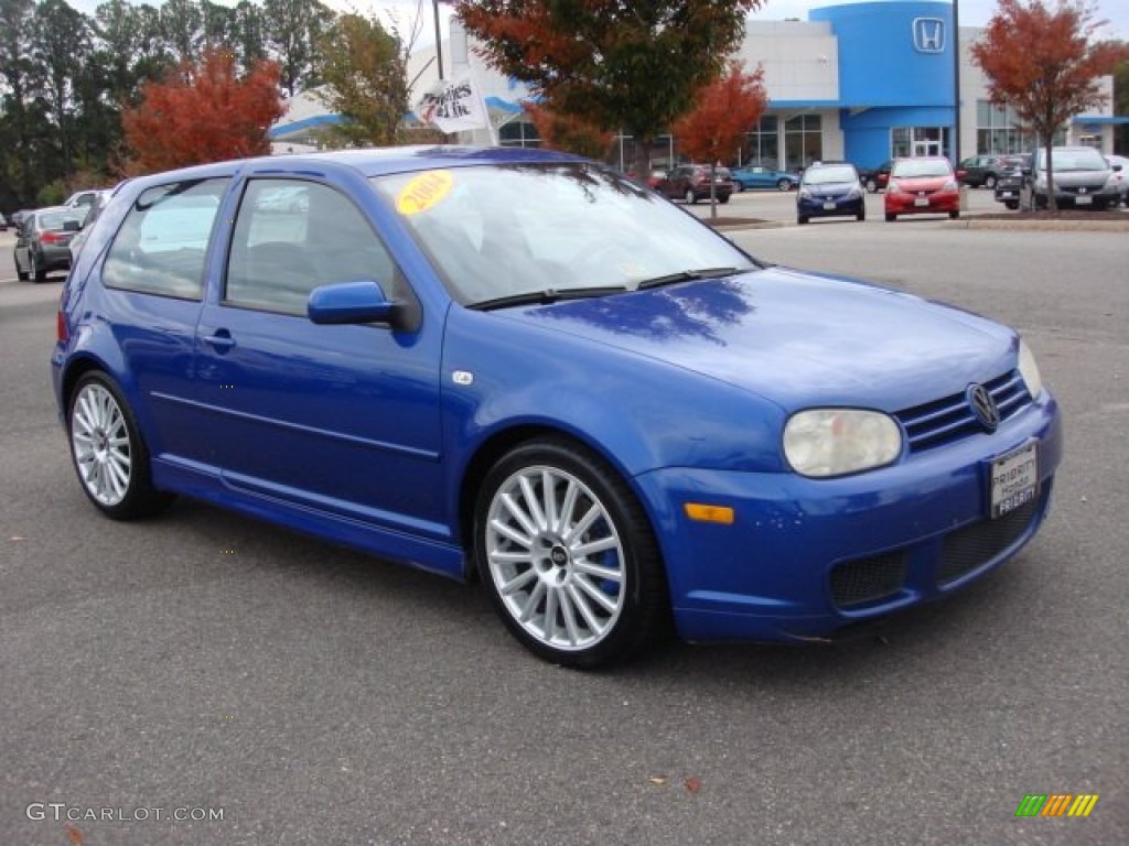 2004 R32  - Deep Blue Metallic / Black Leather photo #9