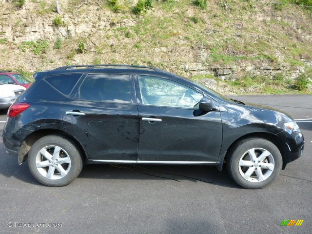 2010 Murano SL AWD - Super Black / Beige photo #2