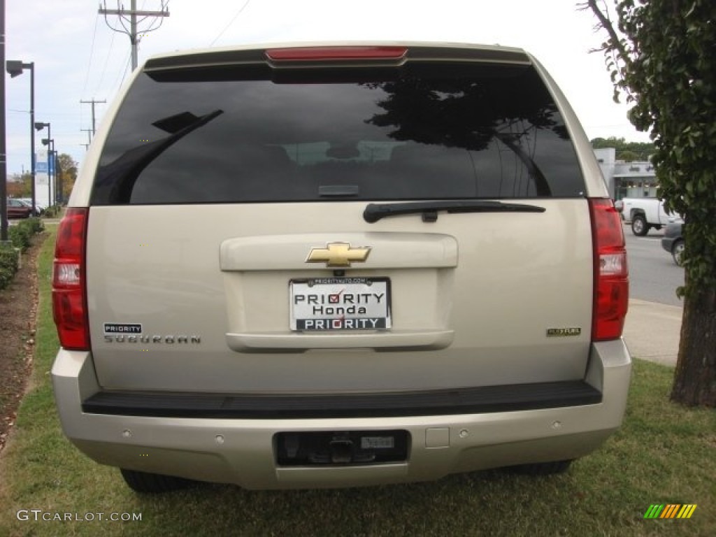 2008 Suburban 1500 LTZ 4x4 - Gold Mist Metallic / Light Cashmere/Ebony photo #5