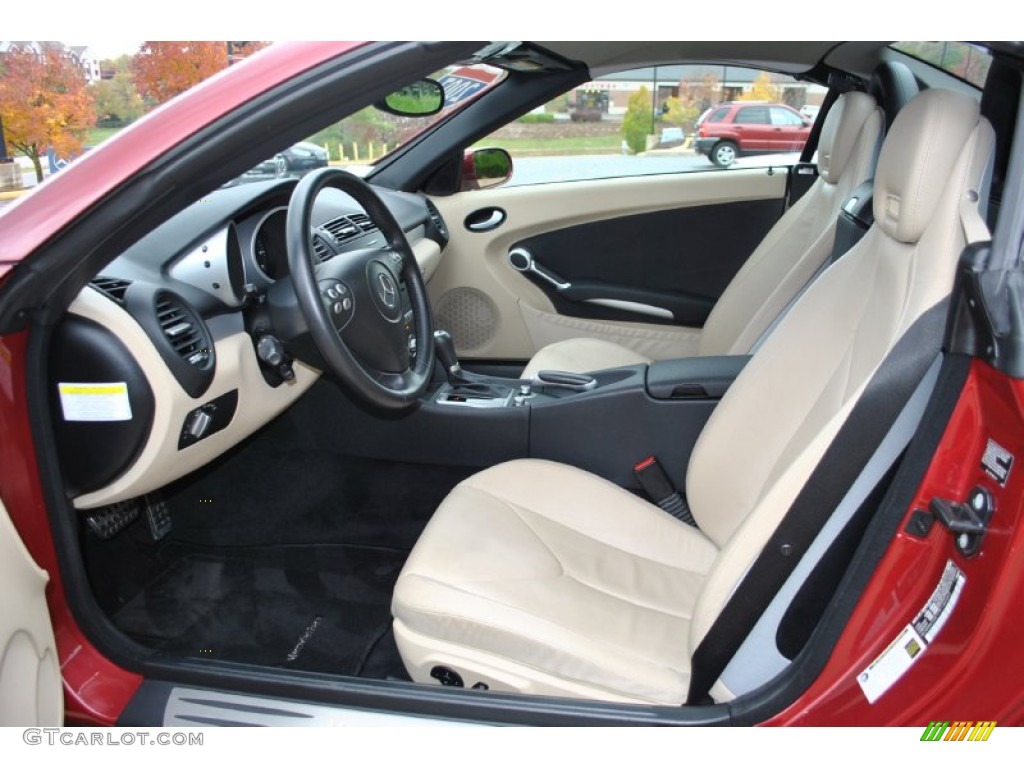Beige Interior 2007 Mercedes-Benz SLK 280 Roadster Photo #87509269