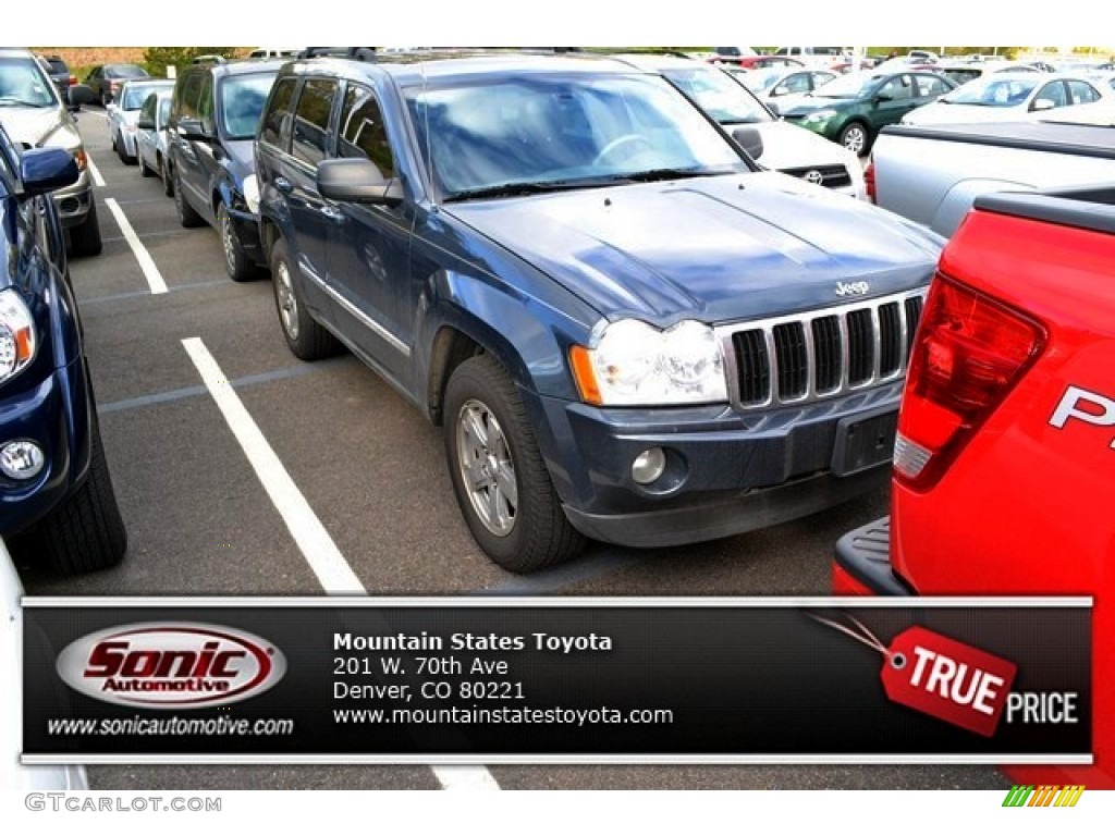 2007 Grand Cherokee Limited 4x4 - Steel Blue Metallic / Medium Slate Gray photo #1