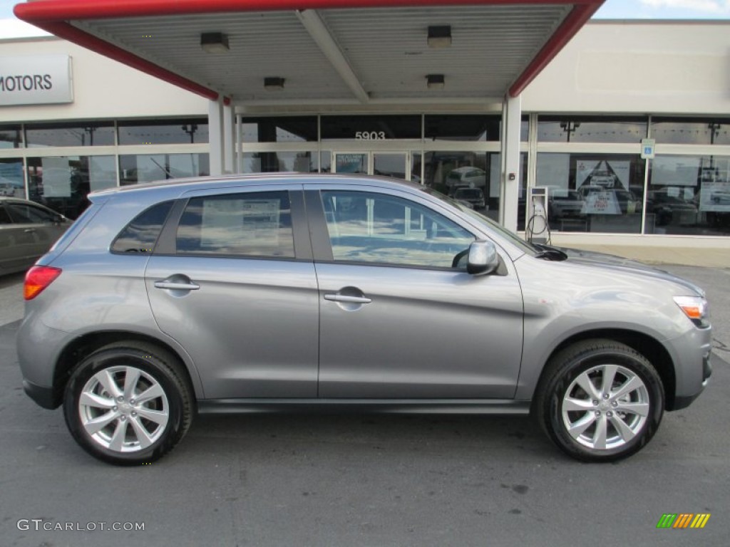 Mercury Gray Metallic 2014 Mitsubishi Outlander Sport ES Exterior Photo #87510706