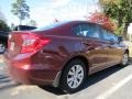 Crimson Pearl - Civic LX Sedan Photo No. 3