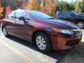 Crimson Pearl - Civic LX Sedan Photo No. 4
