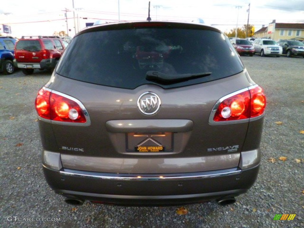 2010 Enclave CXL AWD - Cocoa Metallic / Ebony/Ebony photo #10