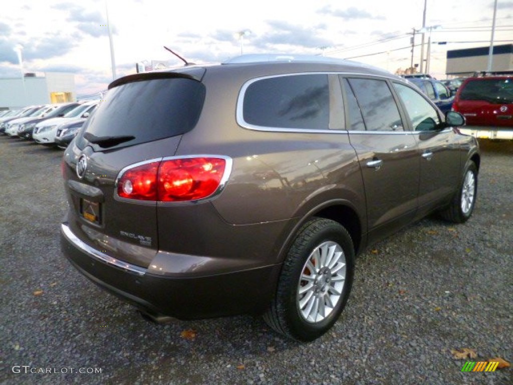 2010 Enclave CXL AWD - Cocoa Metallic / Ebony/Ebony photo #11