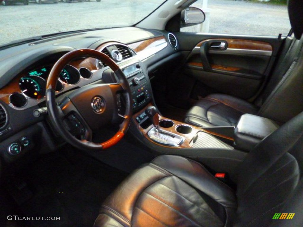 2010 Enclave CXL AWD - Cocoa Metallic / Ebony/Ebony photo #16