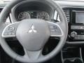 Black 2014 Mitsubishi Outlander SE S-AWC Steering Wheel