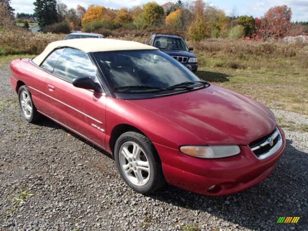 1997 Sebring JXi Convertible - Candy Apple Red Pearl / Camel photo #4