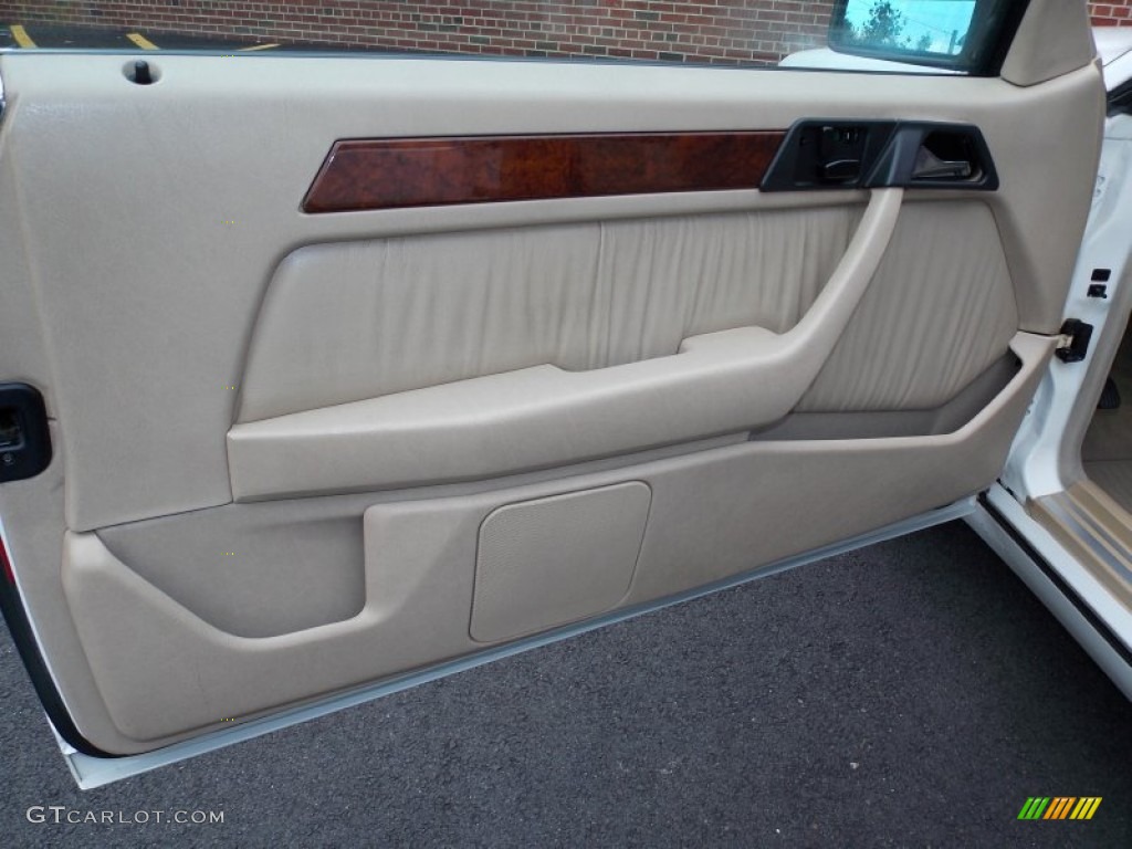 1994 Mercedes-Benz E 320 Convertible Parchment Door Panel Photo #87513025
