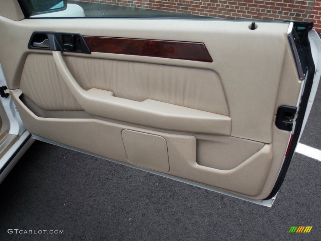 1994 Mercedes-Benz E 320 Convertible Parchment Door Panel Photo #87513057
