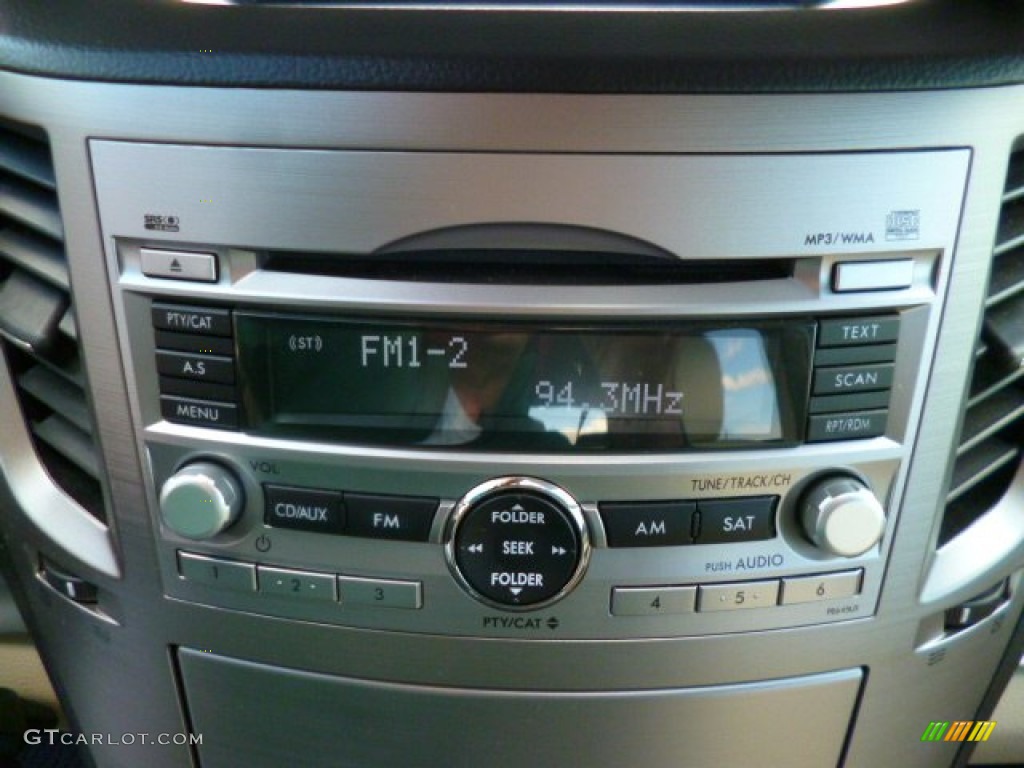 2011 Outback 2.5i Premium Wagon - Crystal Black Silica / Warm Ivory photo #19