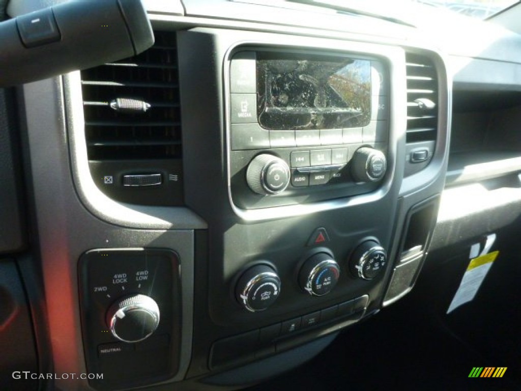 2014 1500 Express Quad Cab 4x4 - Black / Black/Diesel Gray photo #19