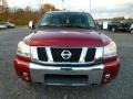 2014 Cayenne Red Nissan Titan SL Crew Cab 4x4  photo #2