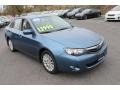 Newport Blue Pearl - Impreza 2.5i Premium Sedan Photo No. 4