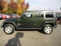 2010 Natural Green Pearl Jeep Wrangler Unlimited Sahara 4x4  photo #10