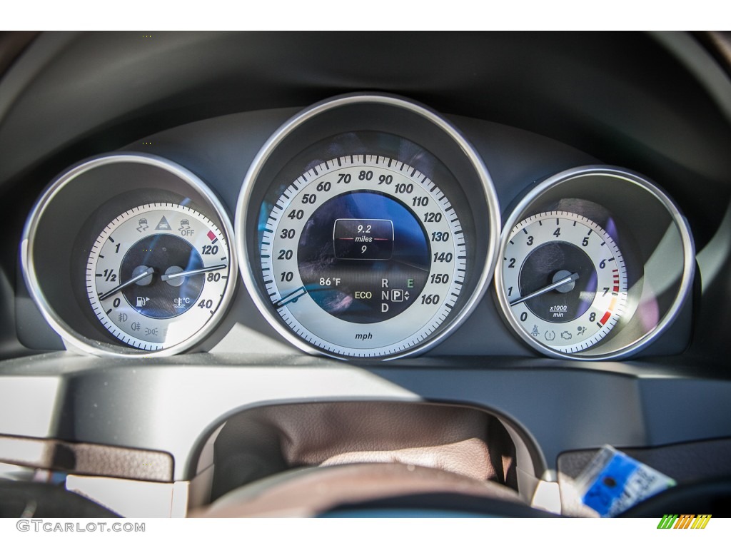 2014 E 350 Cabriolet - Obsidian Black Metallic / Silk Beige/Espresso Brown photo #6