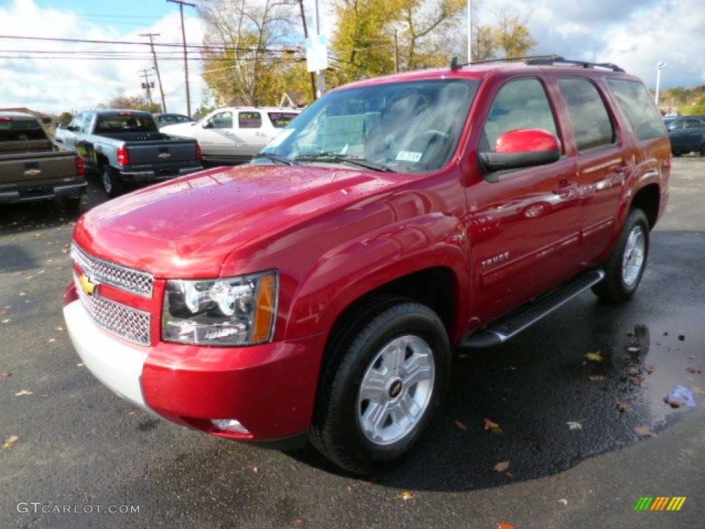 Crystal Red Tintcoat 2014 Chevrolet Tahoe LT 4x4 Exterior Photo #87514891