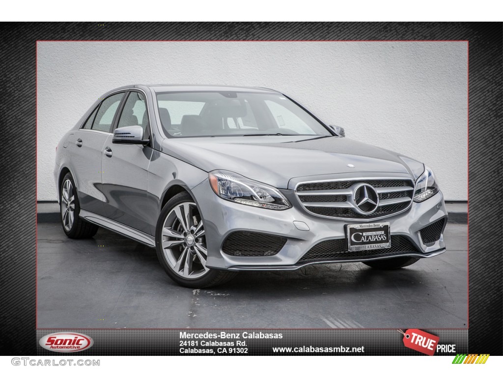 2014 E 350 Sport Sedan - Paladium Silver Metallic / Black photo #1