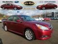 2011 Ruby Red Pearl Subaru Legacy 3.6R Limited  photo #1