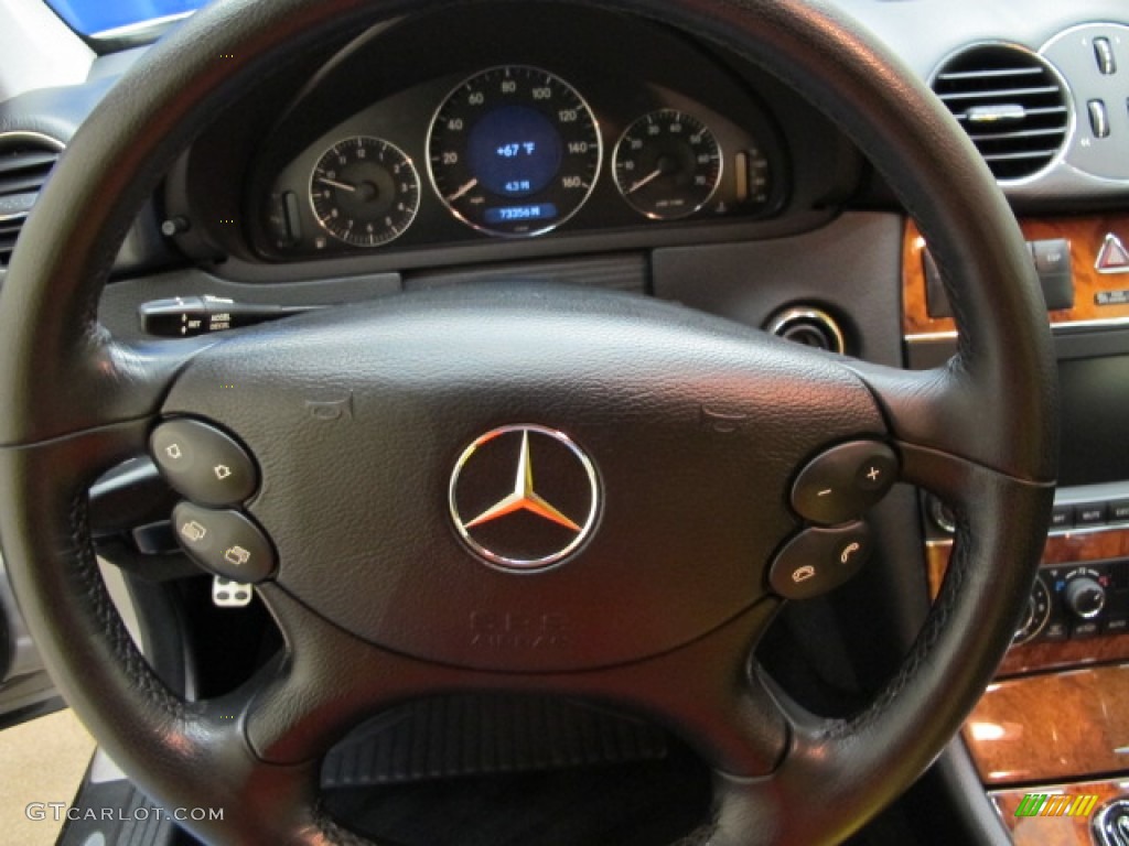 2006 CLK 350 Coupe - Pewter Metallic / Black photo #35