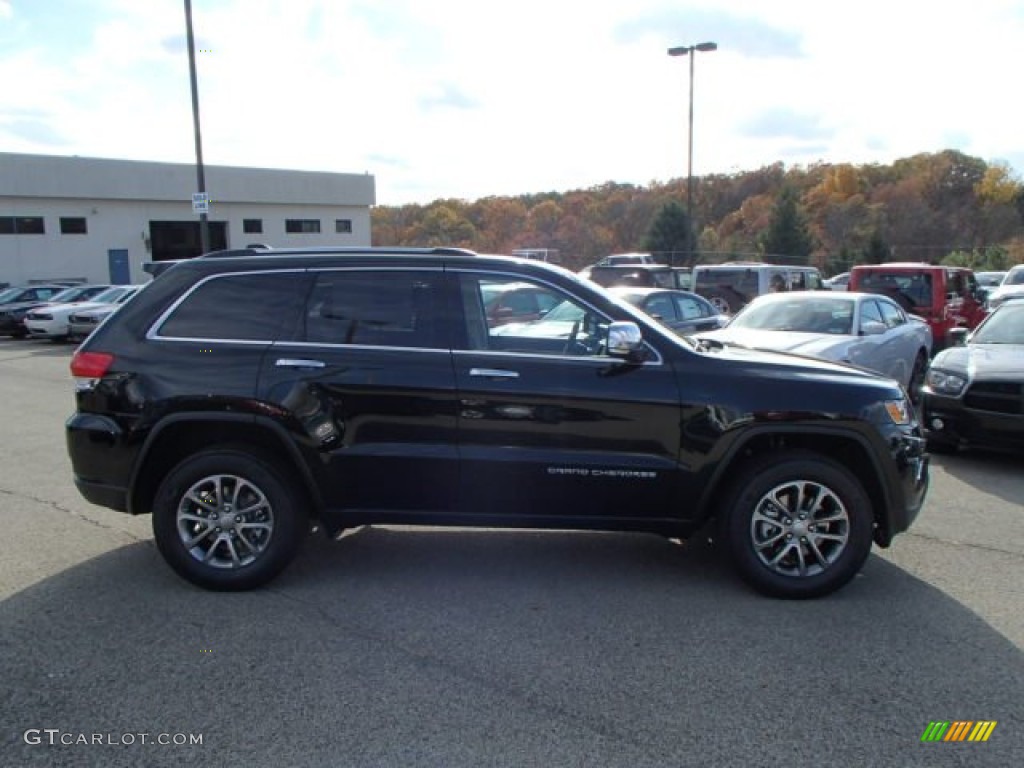 2014 Grand Cherokee Limited 4x4 - Brilliant Black Crystal Pearl / New Zealand Black/Light Frost photo #5