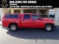 2005 Flame Red Dodge Dakota SLT Quad Cab 4x4  photo #1