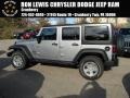 2014 Billet Silver Metallic Jeep Wrangler Unlimited Sport 4x4  photo #1