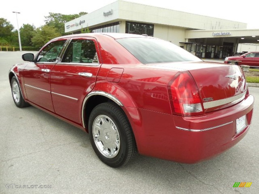 2007 300 Touring - Inferno Red Crystal Pearlcoat / Dark Slate Gray/Light Graystone photo #3
