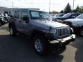 2014 Billet Silver Metallic Jeep Wrangler Unlimited Sport 4x4  photo #4