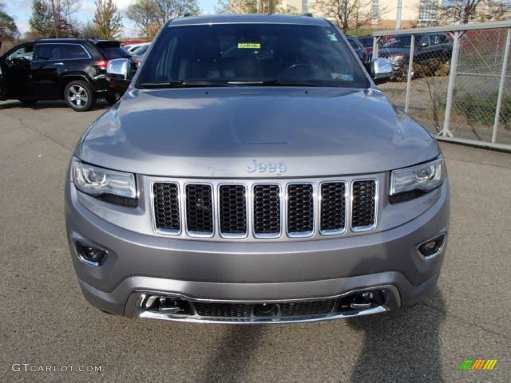 2014 Grand Cherokee Overland 4x4 - Billet Silver Metallic / Overland Morocco Black photo #3