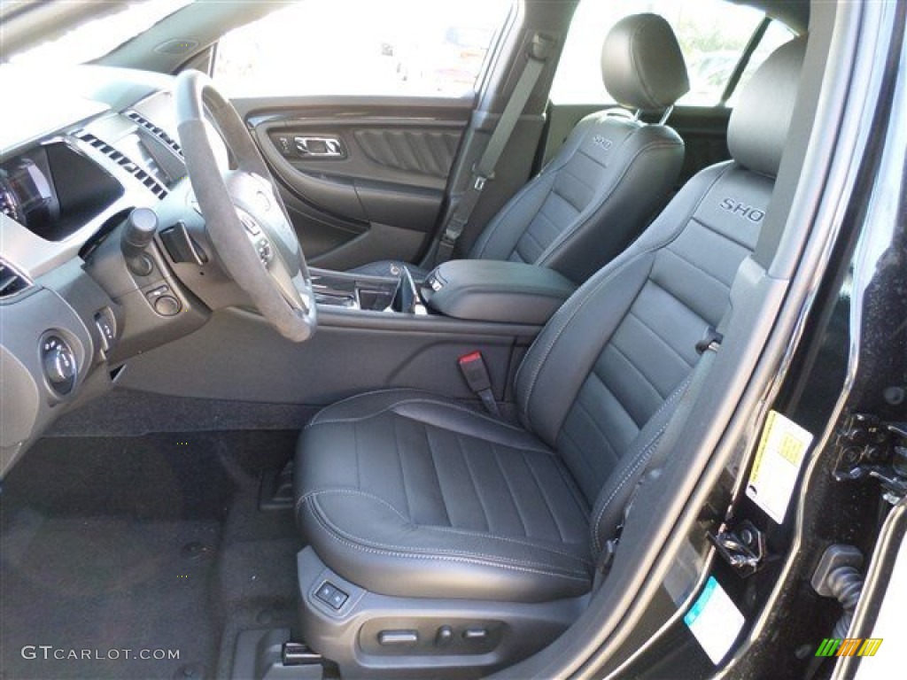 2014 Taurus SHO AWD - Tuxedo Black / Charcoal Black photo #25