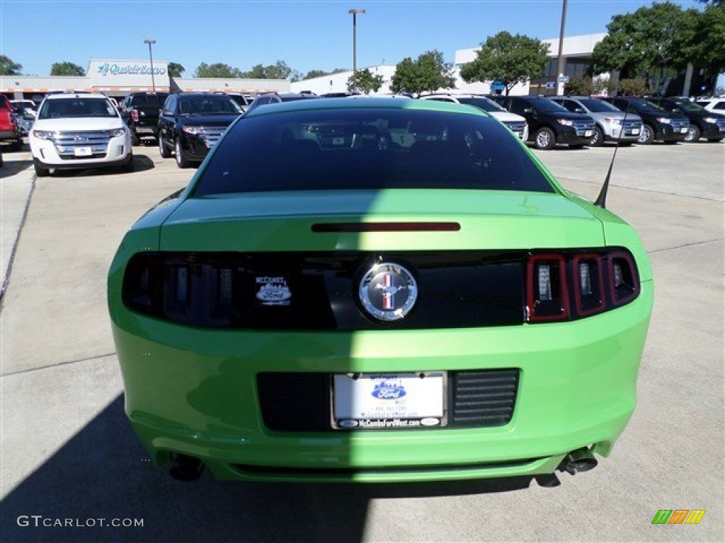 2014 Mustang V6 Coupe - Gotta Have it Green / Charcoal Black photo #4